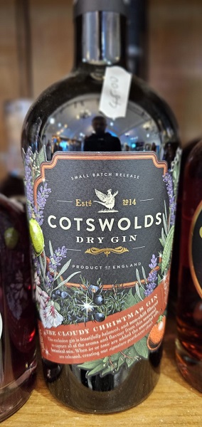 Cotswolds Cloudy Christmas Dry Gin