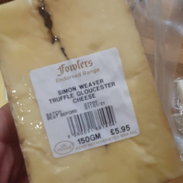Simon Weaver Truffle Gloucester Cheese