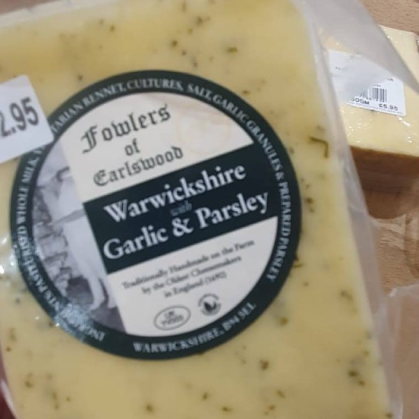 Warwickshire Cheese with Garlic & Parsley